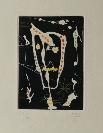 Eau-Forte Et Aquatinte Miró - Les Brisants (D. 241)