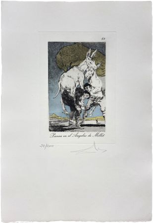 Gravure Dali - Les Caprices de Goya de Dalí