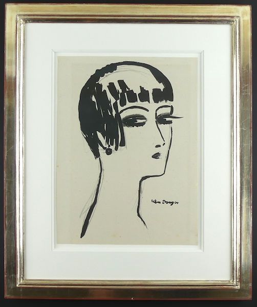 Lithographie Van Dongen - Les Cheveux Courts