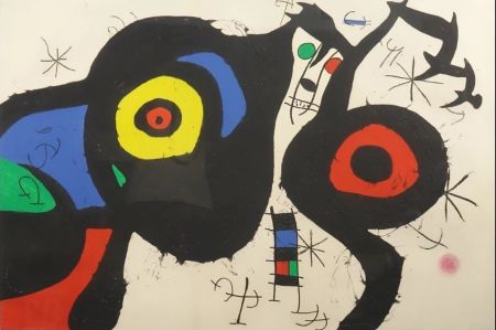 Eau-Forte Et Aquatinte Miró - Les Deux amis