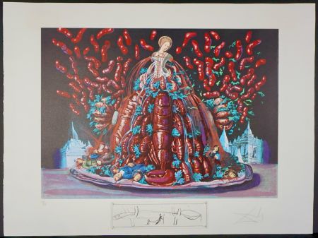 Gravure Dali - Les Diners de Gala Les Canibalismes de L’automne