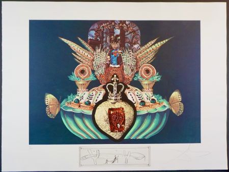 Gravure Dali - Les Diners de Gala Les Chairs Monarchiques