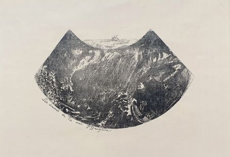 Lithographie Gauguin - Les drames de la mer 