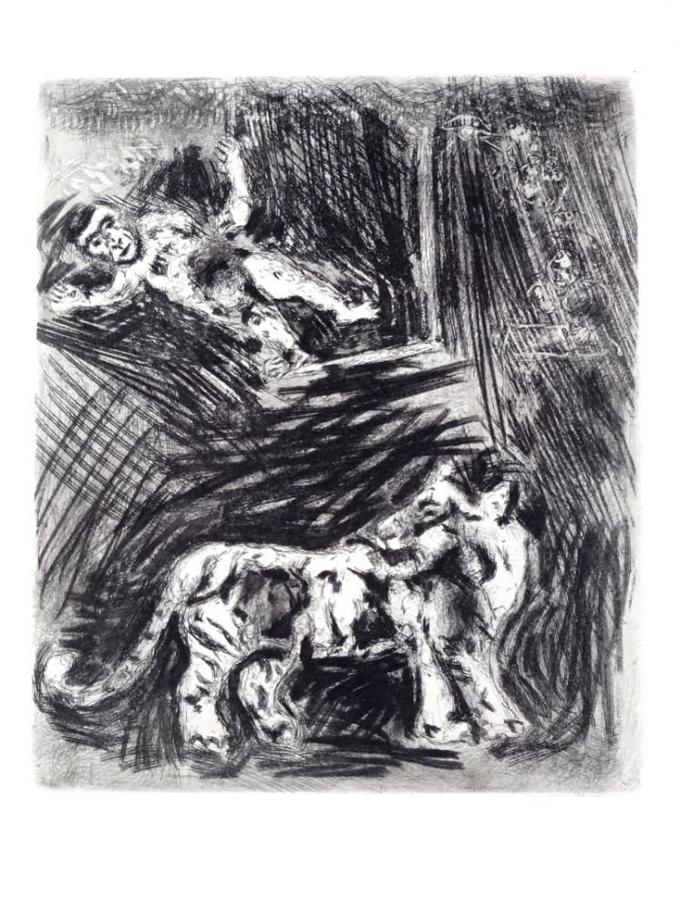 Eau-Forte Chagall - Les fables de La Fontaine