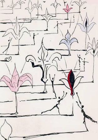 Gravure Dali - Les Fleurs