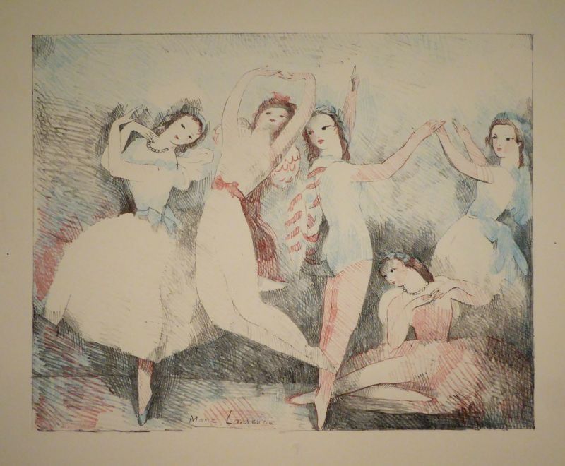 Lithographie Laurencin - Les fêtes de la danse