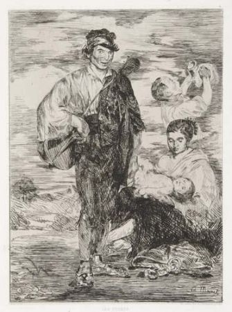 Gravure Manet - Les gitanos, in 