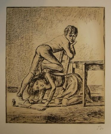 Lithographie Balthus - Les hauts de hurlevent 