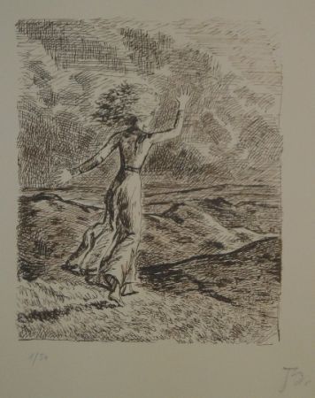 Lithographie Balthus - Les hauts de hurlevent 2