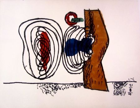 Lithographie Le Corbusier - Les Huit