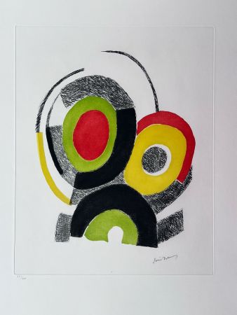 Eau-Forte Et Aquatinte Delaunay - Les illuminations de Rimbaud