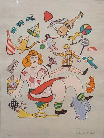 Lithographie De Saint Phalle - Les Jouets 