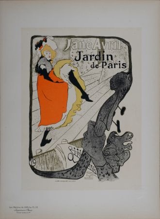 Lithographie Toulouse-Lautrec - Les Maîtres de l’Affiche : Jane Avril, 1898