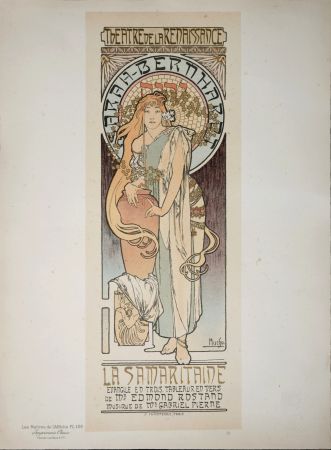 Lithographie Mucha - Les Maîtres de l’Affiche : La Samaritaine, 1899