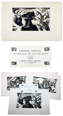 Gravure Sur Bois Survage - LES MIRACLES DE TOUS LES JOURS. Paris : Pierre Vorms, 1932 - RARISSIME SUITE SIGNÉE. 