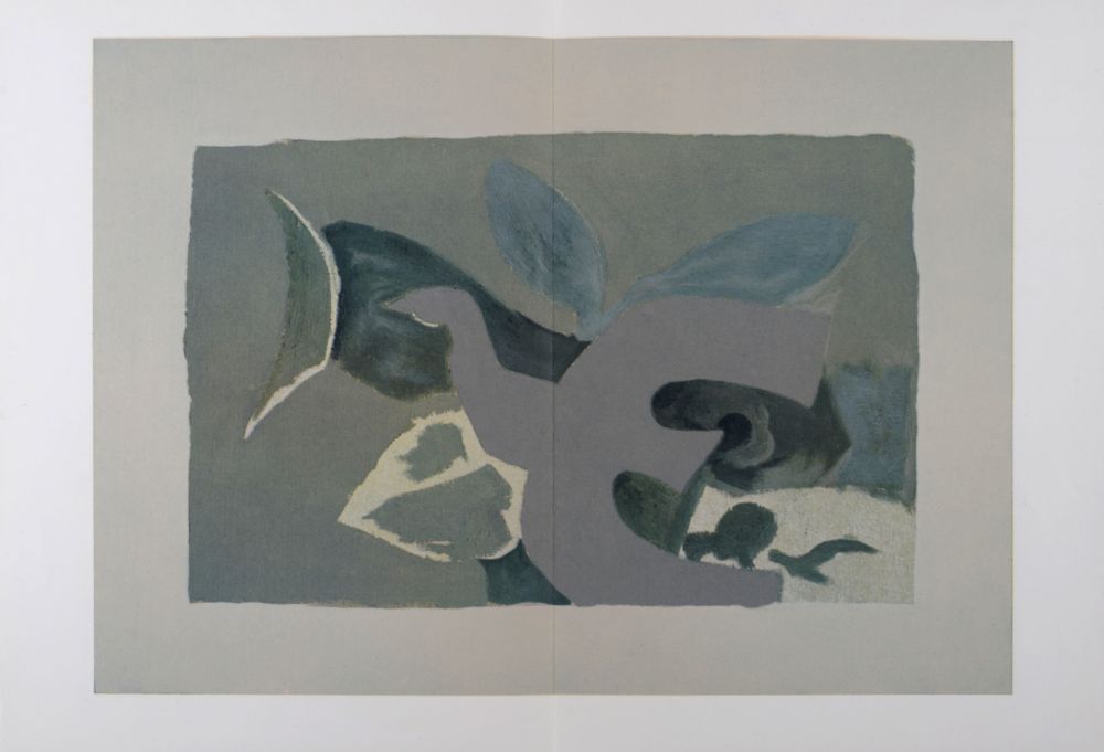 Lithographie Braque - Les Oiseaux #I, 1967