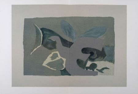 Lithographie Braque - Les Oiseaux #I, 1967