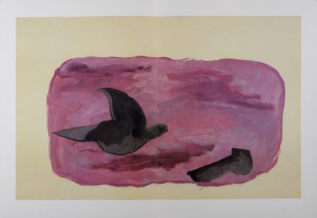 Lithographie Braque - Les Oiseaux #II, 1967