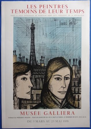 Lithographie Buffet - Les Parisiennes (sur Arches)