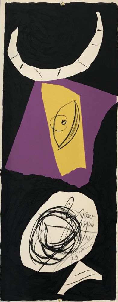 Lithographie Miró - Les Penalites de l'Enfer ou Les Nouvelles-Hebrides 1