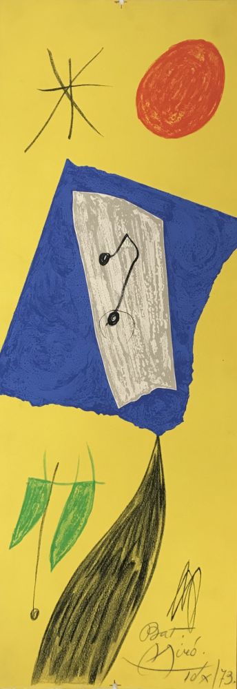 Lithographie Miró - Les Penalites de l'Enfer ou Les Nouvelles-Hebrides 2