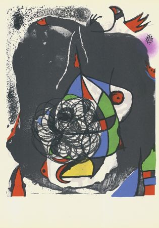 Lithographie Miró - Les révolutions scéniques du XXe siècle II