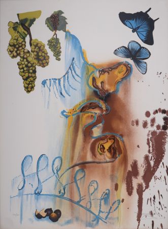 Lithographie Dali -  Les Saisons - Autumn