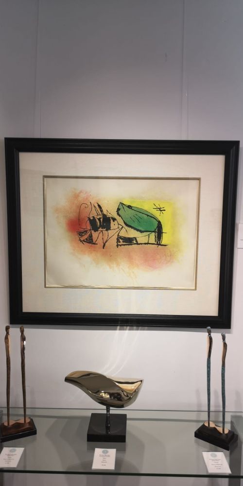 Eau-Forte Et Aquatinte Miró - Les Scarabees 