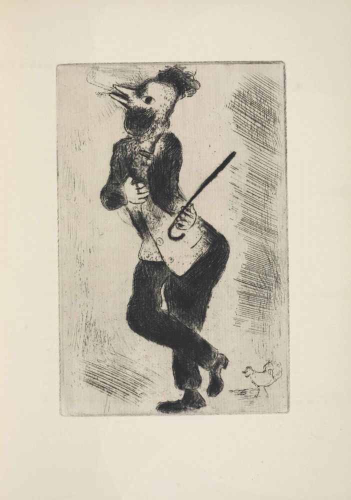 Eau-Forte Chagall - Les sept Peches capitaux: L'Orgueil 1