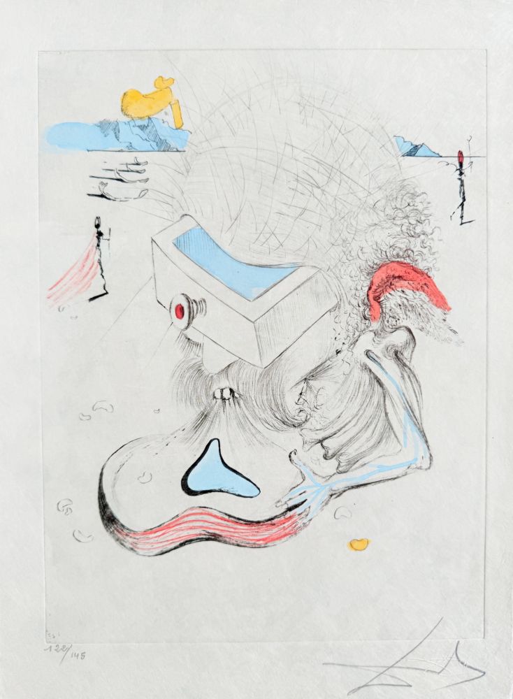 Gravure Dali - Les Tiroirs