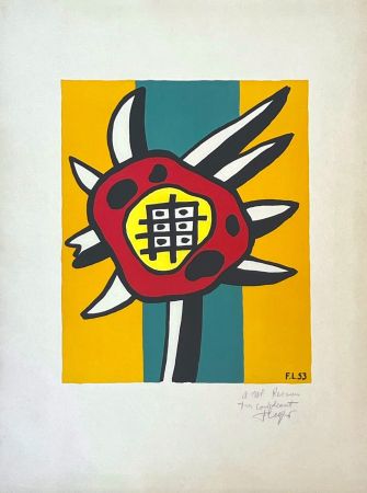 Lithographie Leger - Les tournesols 