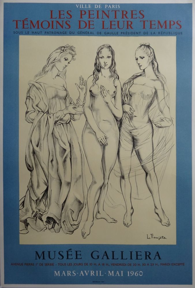 Livre Illustré Foujita - Les trois Graces : La Jeunesse