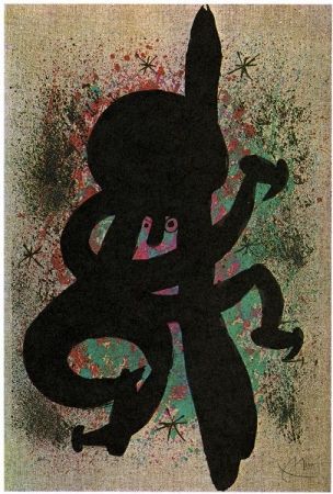 Lithographie Miró - L'esquimo fiévreux / The feverish eskimo