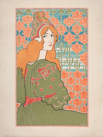 Lithographie Rhead - L'Estampe Moderne : Jane, 1897