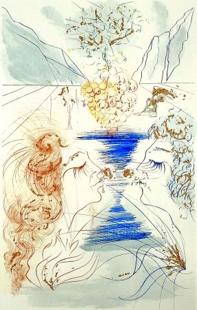 Gravure Dali - Let Him Kiss Mee with the Kisses of His Mouth: For His Love is Better Than Wine