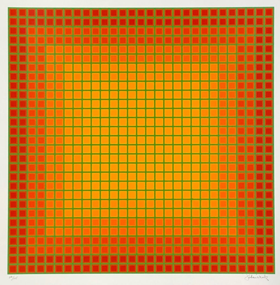 Sérigraphie Stanczak - Let It Be Orange
