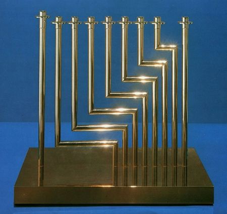 Aucune Technique Agam - Levels Menorah,1966