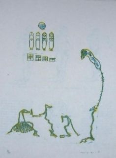 Lithographie Ernst - Lewis Carroll's Wunderhorn 11 