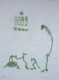 Lithographie Ernst - Lewis Carroll's Wunderhorn 11 