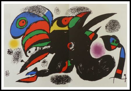 Lithographie Miró - L'extrême origine 