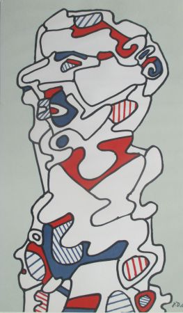 Lithographie Dubuffet - L'Homme