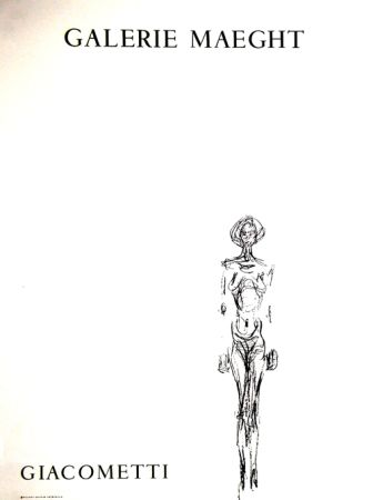 Lithographie Giacometti - L'Homme Debout