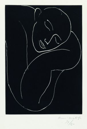 Aquatinte Matisse - L'Homme endormie