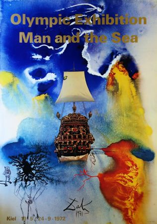 Livre Illustré Dali - L'Homme et la Mer