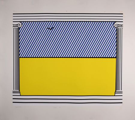 Sérigraphie Lichtenstein - Liberté, 1990