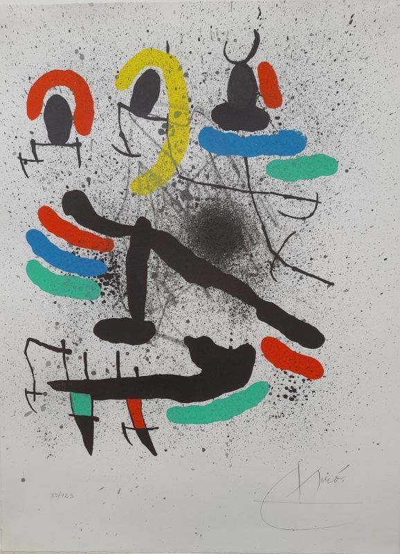 Lithographie Miró - Liberté des libertés 