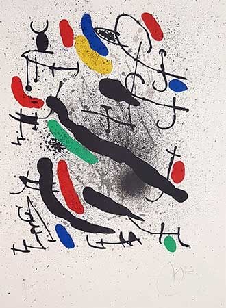 Lithographie Miró - Liberté des libertés