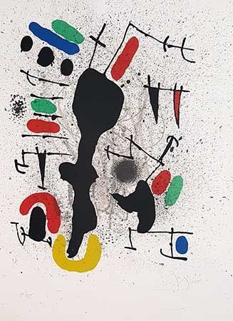 Lithographie Miró - Liberté des Libertés