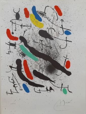 Lithographie Miró - Liberté des libertés