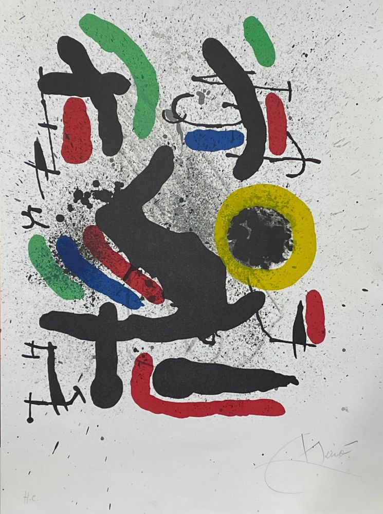 Lithographie Miró - Liberté des libertés 2